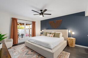 3 habitaciones, tabla de planchar con plancha, wifi y ropa de cama