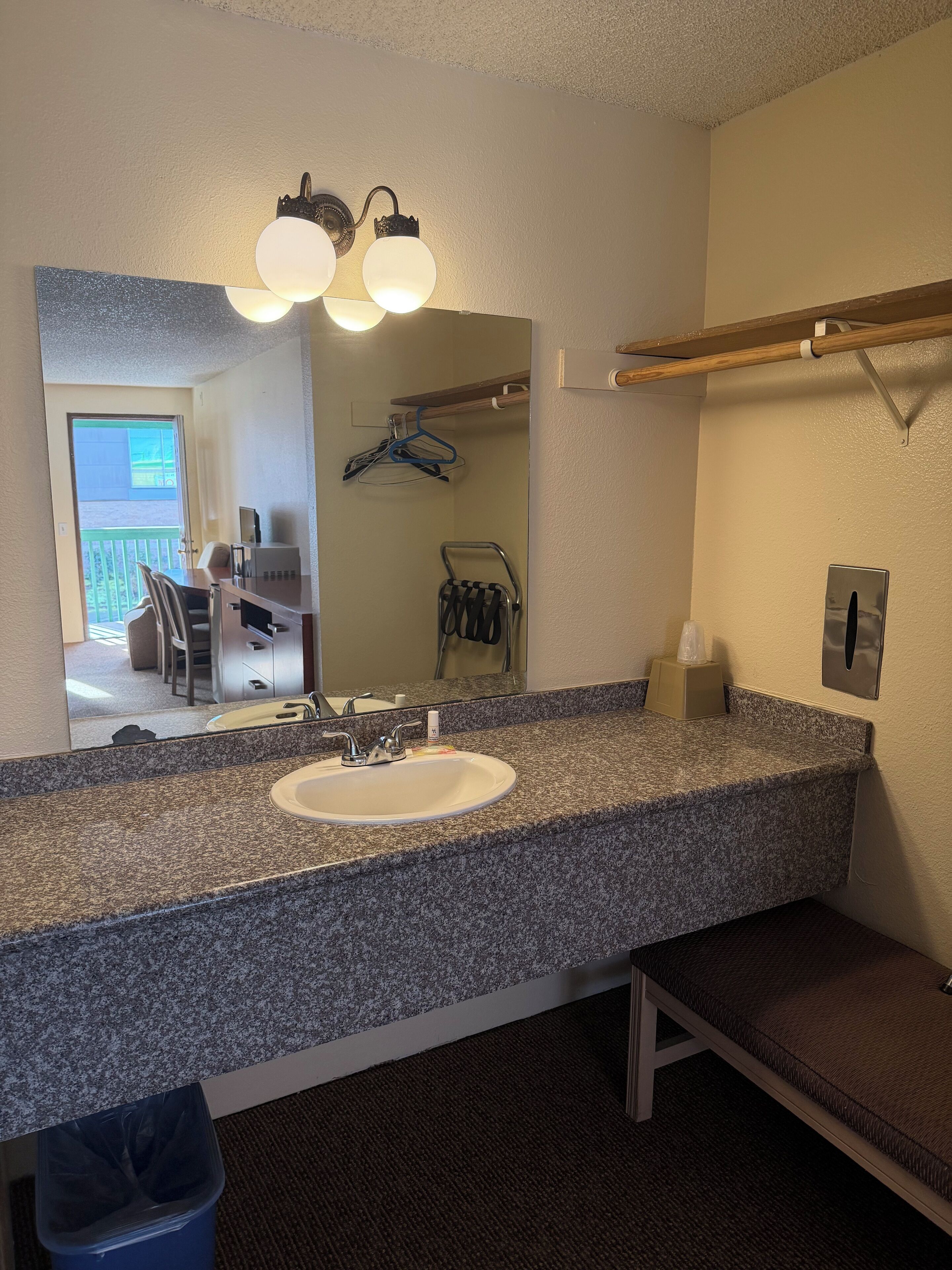 Desk, iron/ironing board, free WiFi