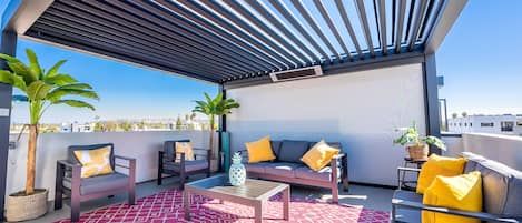 Terrasse sur le toit
