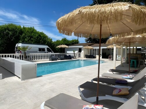 Romantic Poolside Escape in Spay