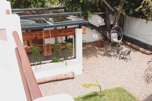 Udsigt fra balkon