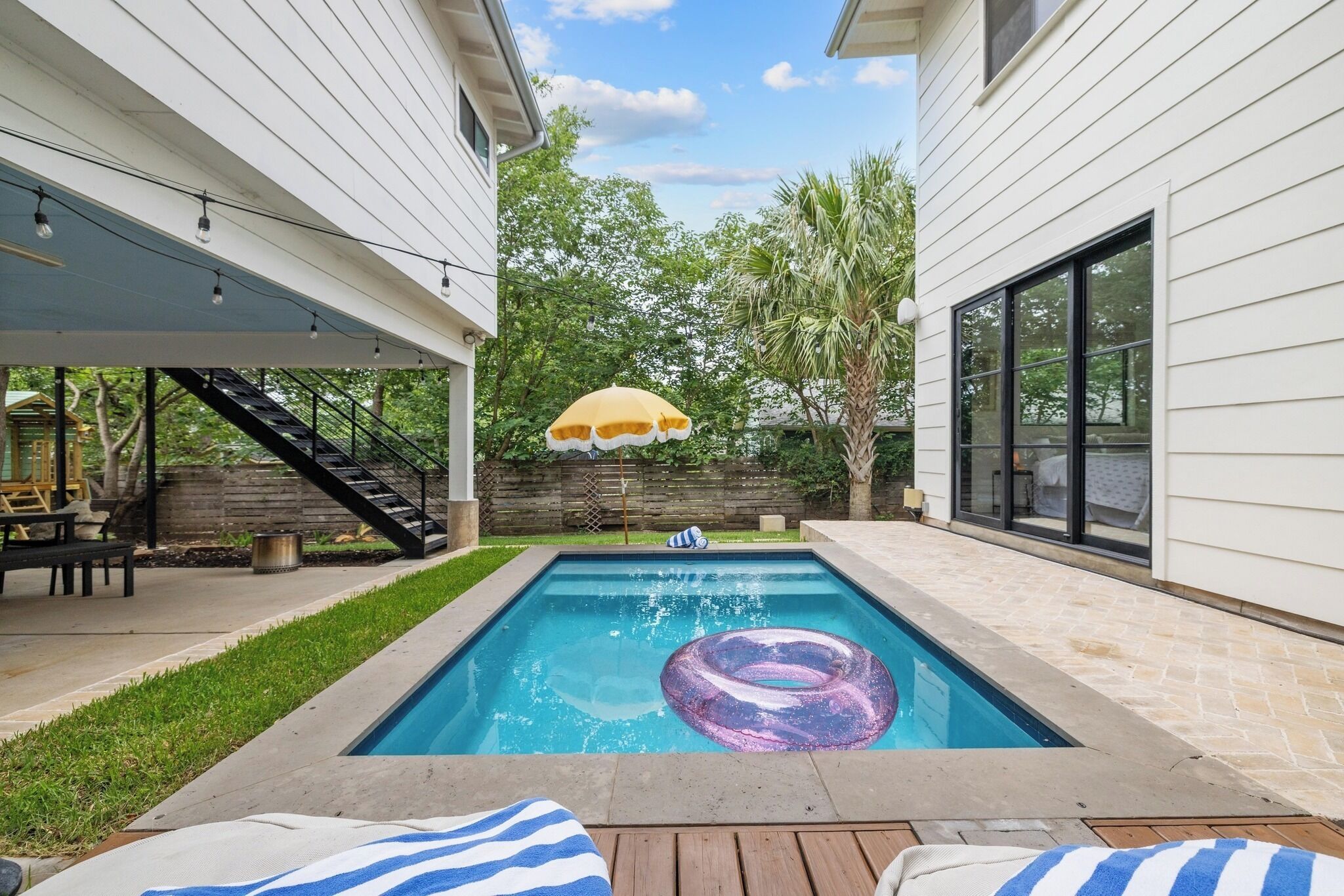 Beheizter Pool