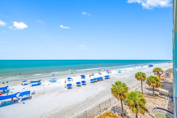 Accommodatie ligt op het strand