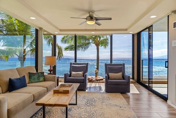 Smart TV, DVD player, books