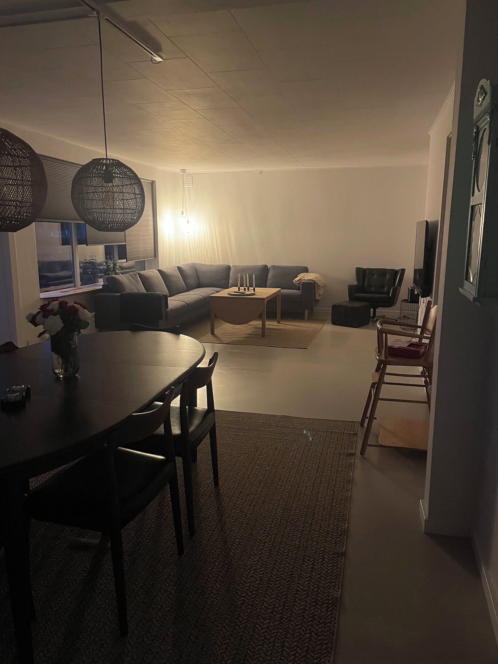 Tv och en stereo