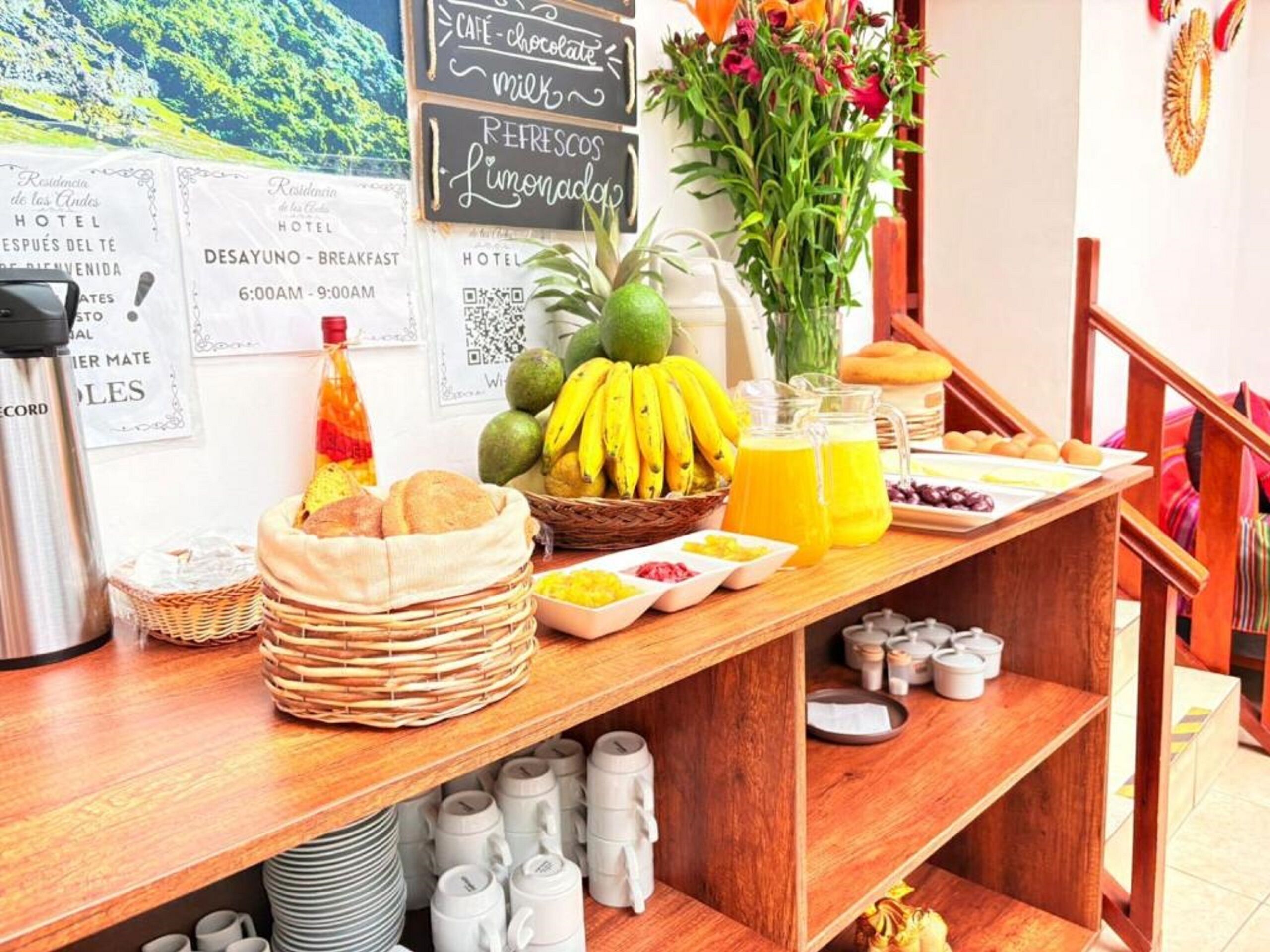 Petit déjeuner continental compris tous les jours