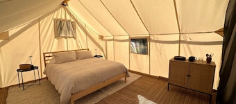 Glamping!  Tent 1 at Red Moon Ranch
