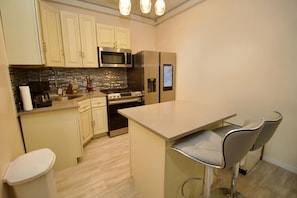 Microwave, oven, stovetop, toaster