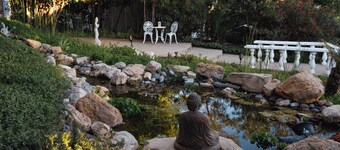 Glamping Tipi on Wellness Retreat Grounds with salt water pool and hot tub