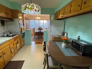Microwave, oven, stovetop