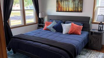 2 多间卧室、熨斗/熨衣板、免费 WiFi、床单