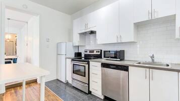 Køleskab, mikrobølgeovn, ovn, opvaskemaskine