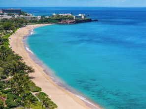 Sun loungers, beach towels