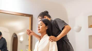 Couples treatment rooms, hot stone massages, deep-tissue massages