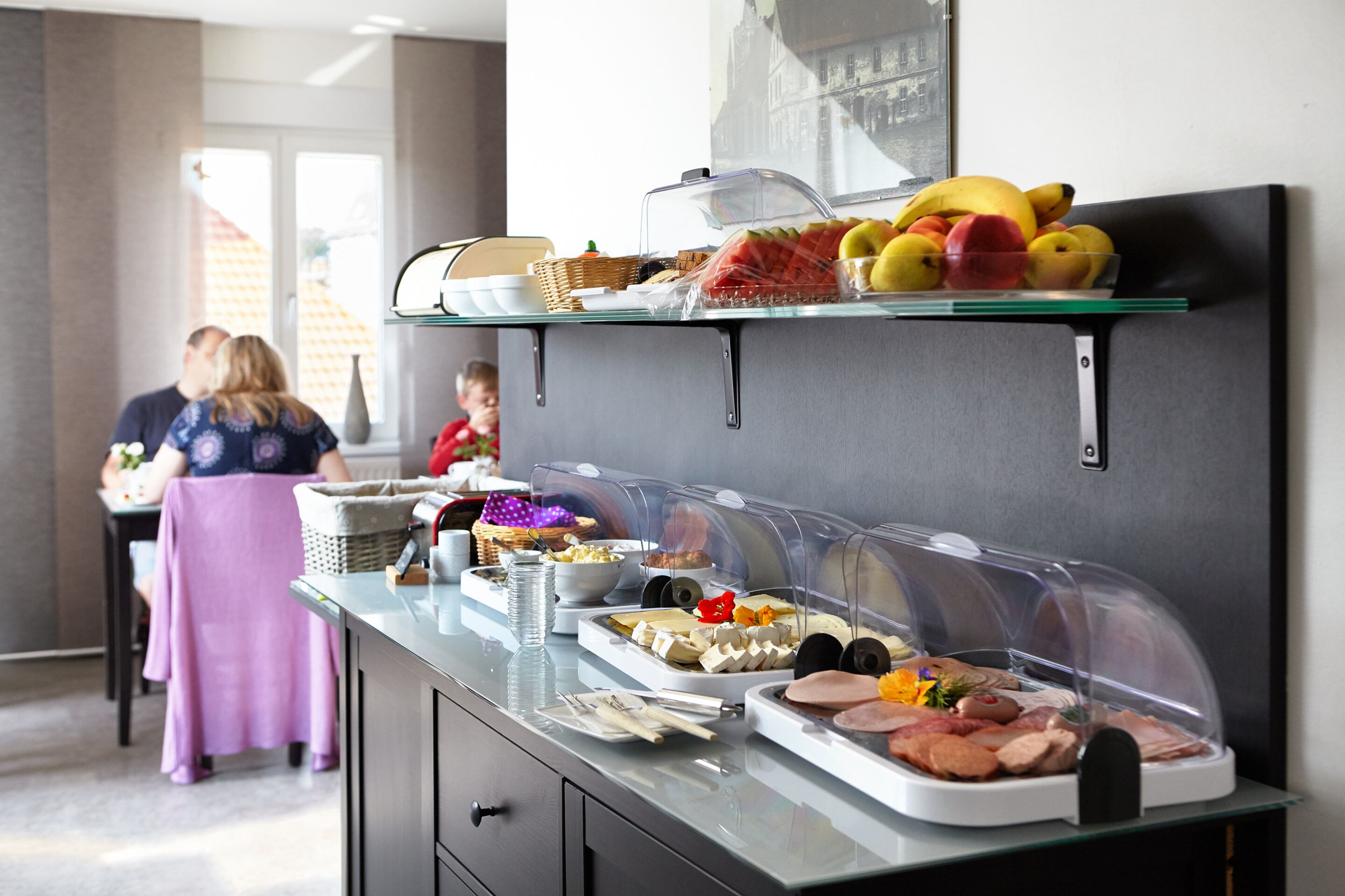 Daily buffet breakfast (EUR 14.00 per person)