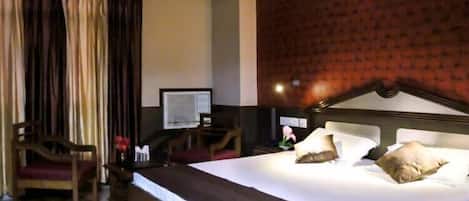 Deluxe Room, Air conditioning, City View | Desk, laptop workspace, free WiFi