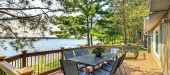 Family Retreat on Cross Lake: Boat, Swim & Relax!