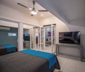 2 Schlafzimmer, Bügeleisen/Bügelbrett, kostenloses WLAN, Bettwäsche