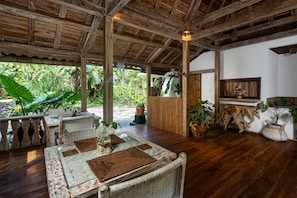 Reception - Nava Prana Villa by GenuineHost (Payangan)