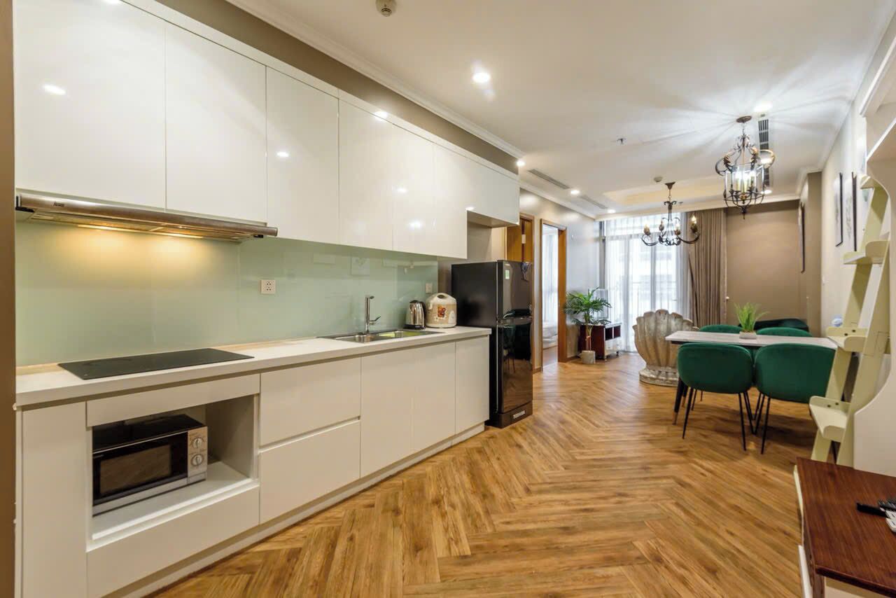 Deluxe Apartment, 1 Bedroom, Balcony, City View | Private kitchen