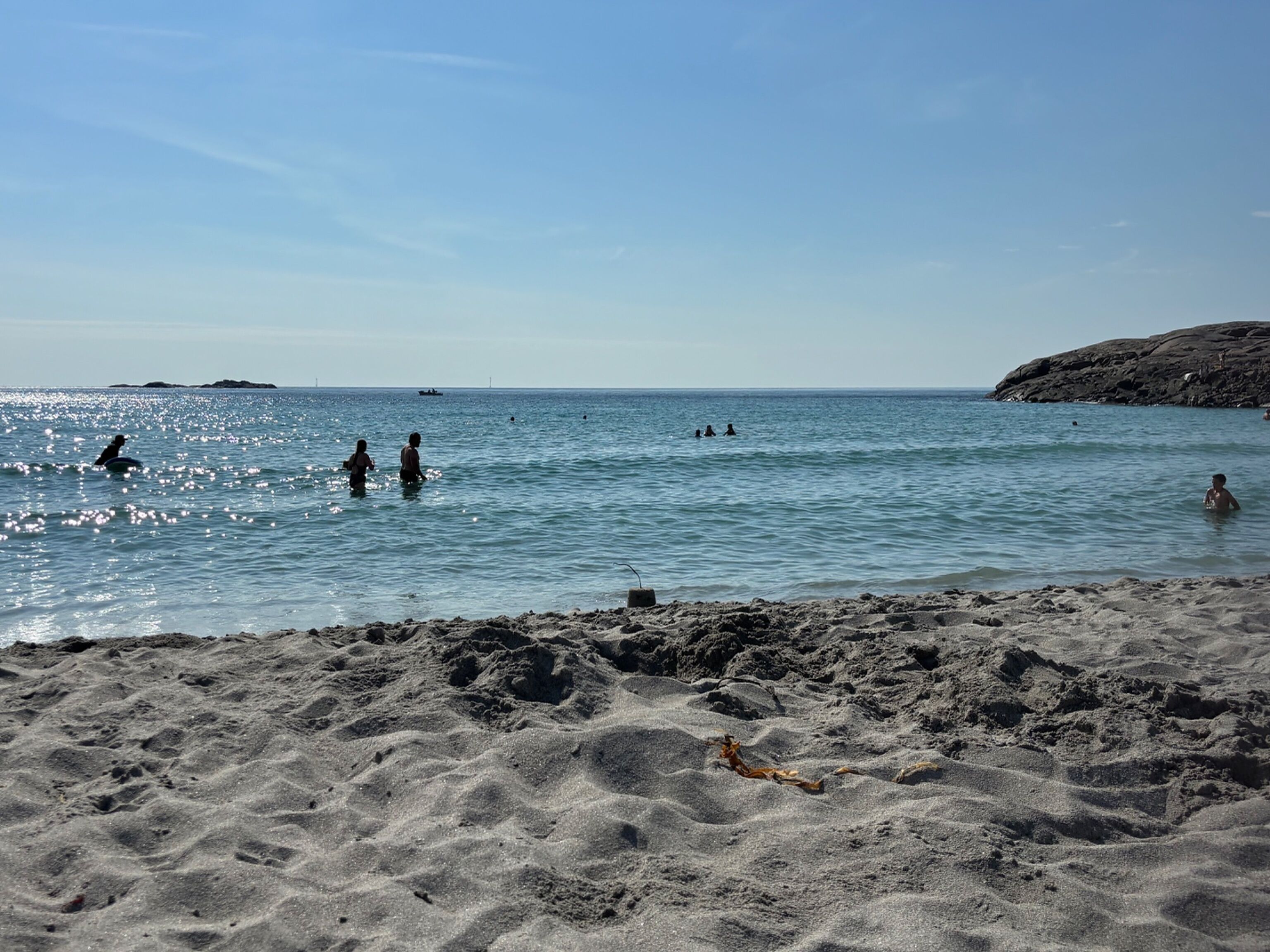 Vlak bij het strand