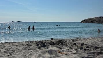 Vlak bij het strand
