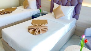 Desk, laptop workspace, iron/ironing board, free WiFi