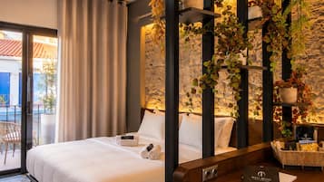 Design-Suite, 1 Queen-Bett, barrierearm | Bettwäsche aus ägyptischer Baumwolle, hochwertige Bettwaren