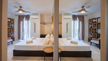 Business Suite, 1 Queen Bed, Balcony, Sea View | Egyptian cotton sheets, premium bedding, down duvets, pillow-top beds