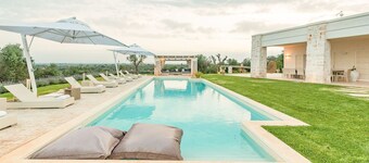 Villa i Ostuni med 10 soveværelser som kan rummer 24