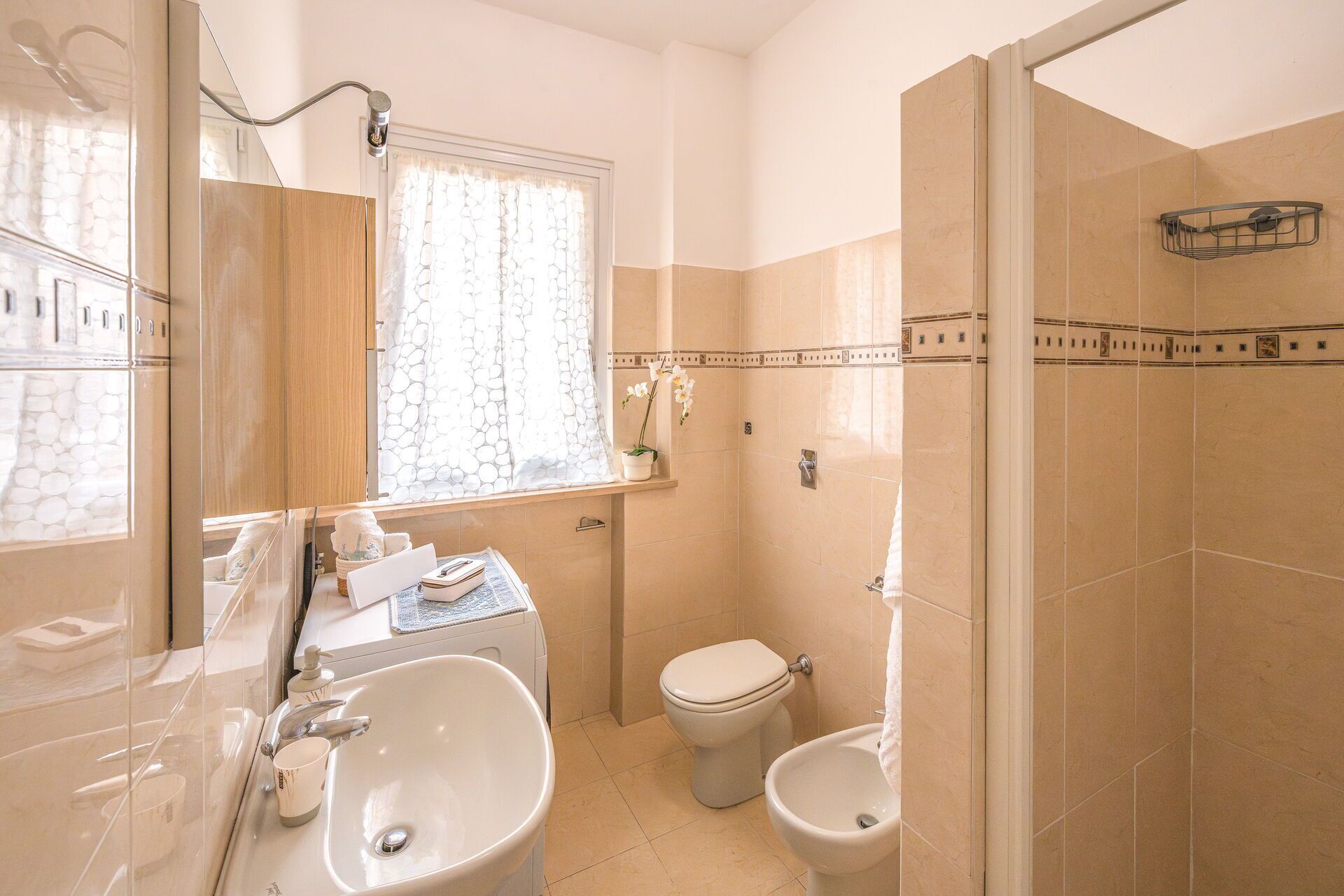 Douche, sèche-cheveux, bidet