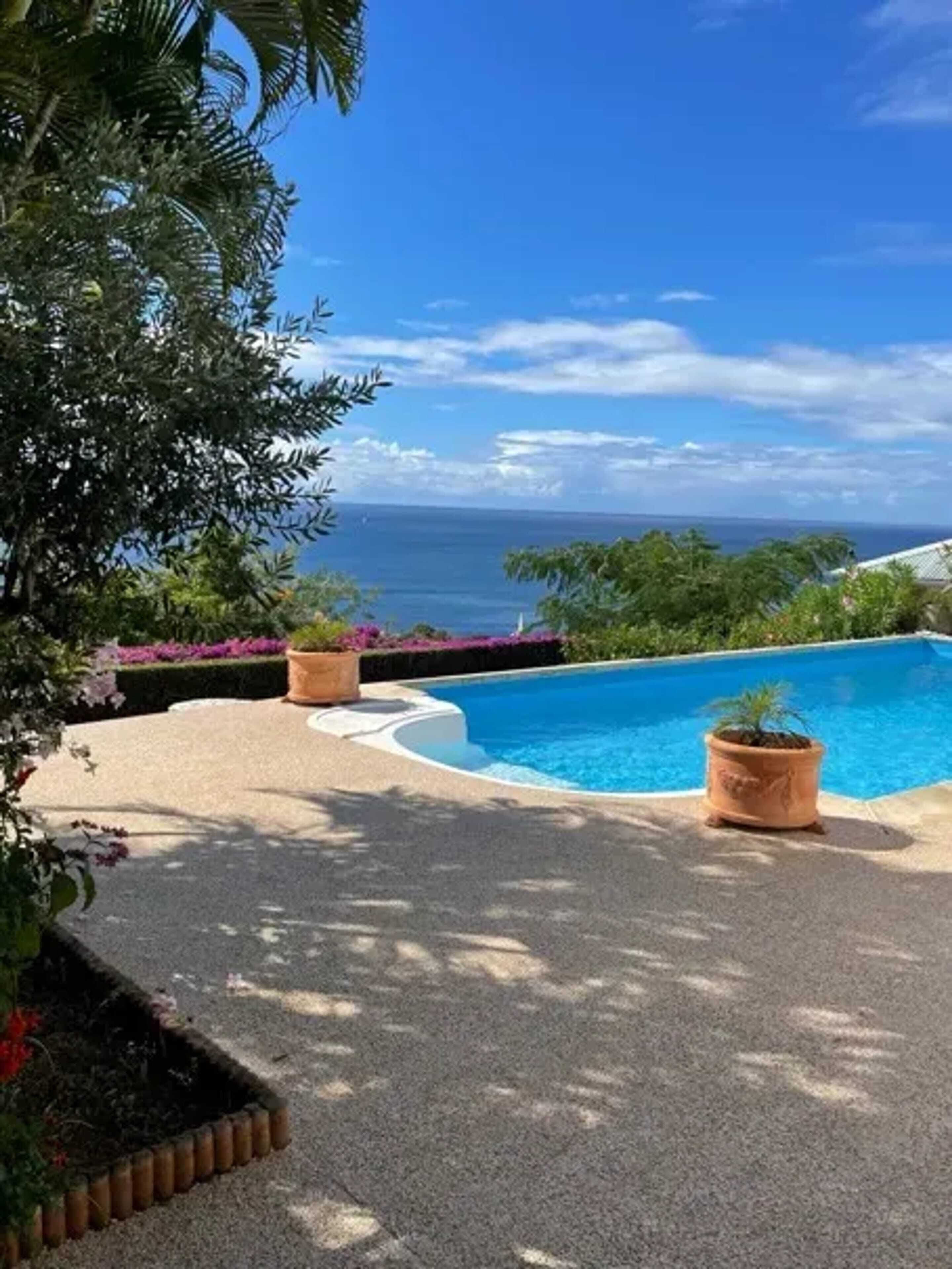 Vue sur piscine