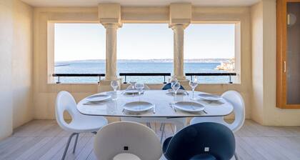 Luxe et vue mer, 3 chambres, plage des Catalans