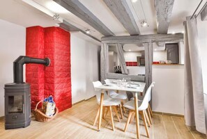 Dining - L'Alsacienne room and spa, cosy atmosphere, whirlpool spa and wood-burning stove (Lautenbach)