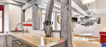 L’Alsacienne room et spa, ambiance cosy , spa balneo et poêle à bois