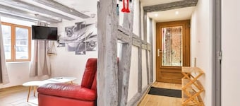 L'Alsacienne room and spa, cosy atmosphere, whirlpool spa and wood-burning stove