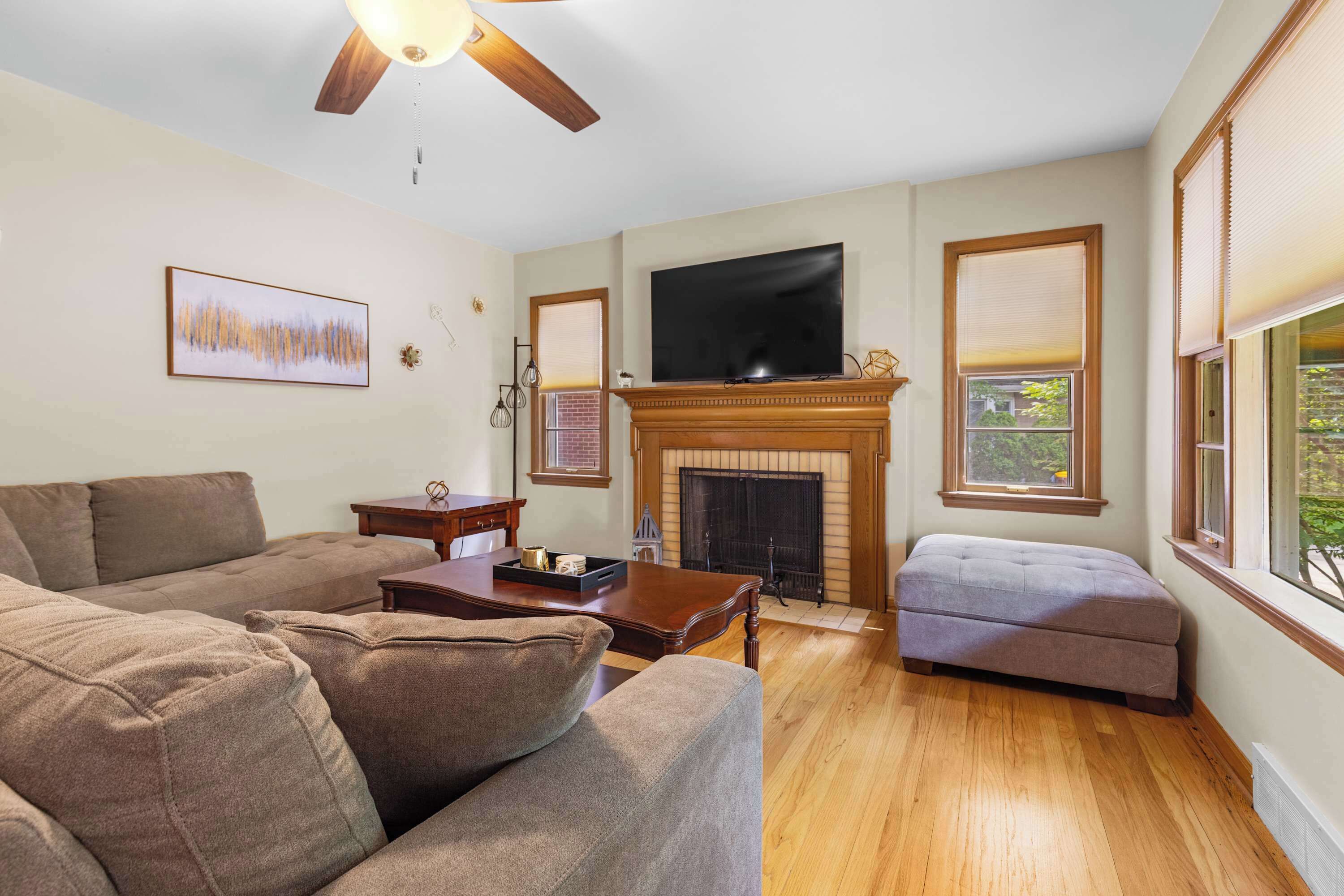 Enjoy the flat screen TV for the big game.