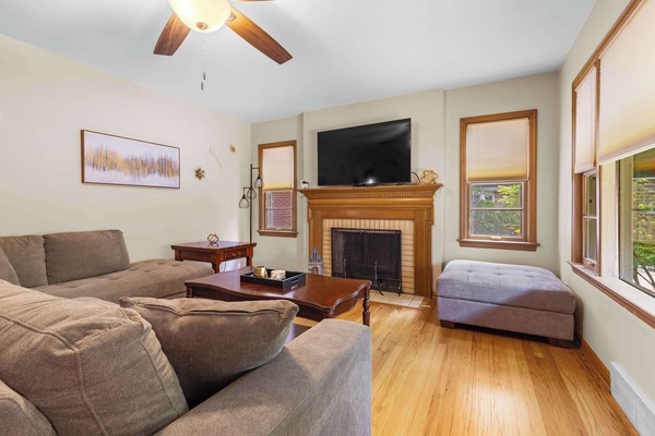 Enjoy the flat screen TV for the big game.