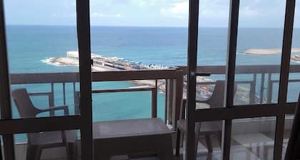 Seaview 2-bedroom apartment in the middle of Alexandria Egypt