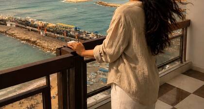 Seaview 2-bedroom apartment in the middle of Alexandria Egypt