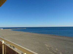 En la playa 