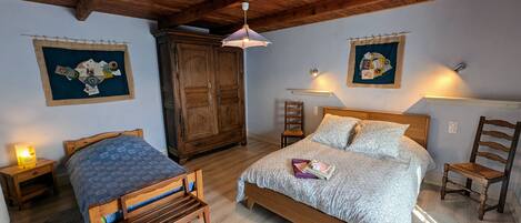 2 chambres, Wi-Fi gratuit, draps fournis