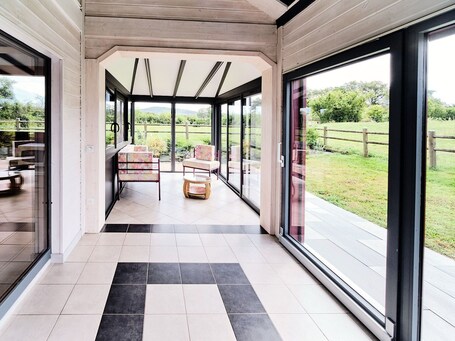 Interior. Eco-friendly cottage near Vosges, disabled access