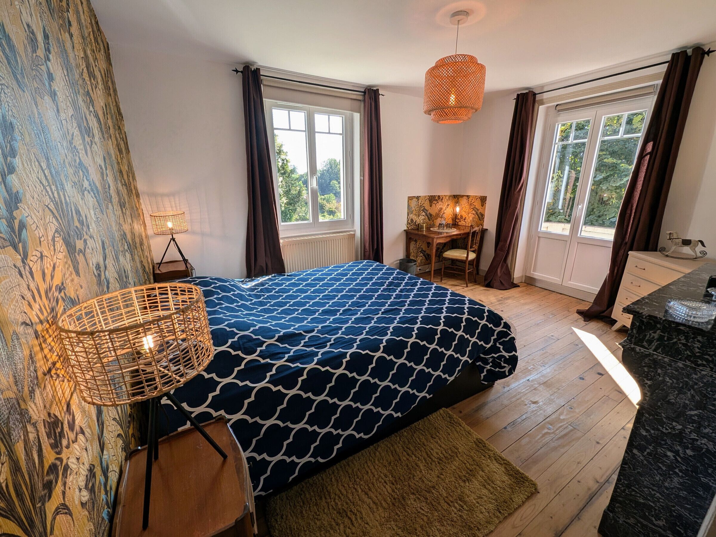 4 chambres, Wi-Fi gratuit, draps fournis