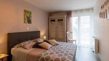 2 chambres, Wi-Fi gratuit, draps fournis