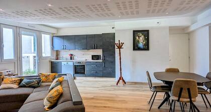 Schöne renovierte Wohnung mit WLAN und sicherem Parkplatz in Vesoul