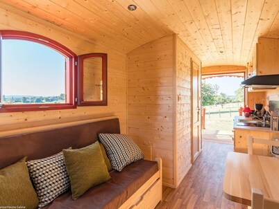Charming Caravan with Views of the Saône Valley