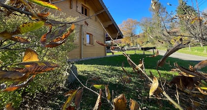 Franc-Comtois chalet with Wifi and fireplace in Étobon