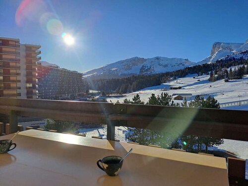 Appartement 5 pers à 100m des pistes, parking
