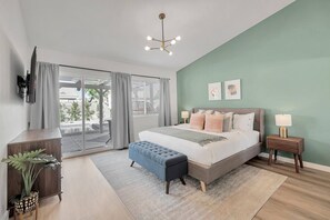 4 chambres, fer et planche à repasser, lit parapluie, Wi-Fi gratuit